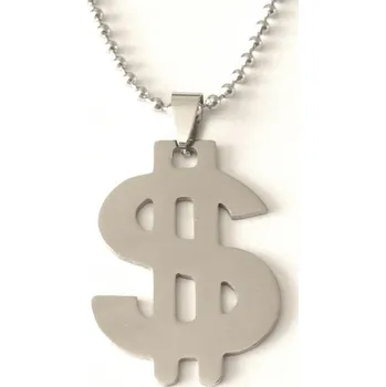 Růženec Woodrow Přívěsek Dollar - nerez ocel