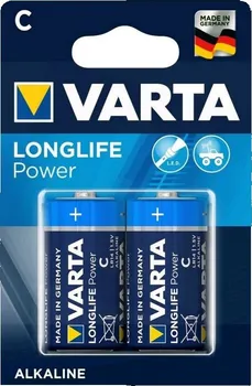 Článková baterie Varta Longlife Power typ C 2 ks