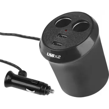 Carmotion Rozdvojka do zapalovače 2 x USB 1000 mA