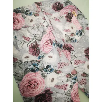 Maja Dívčí legínové kalhoty 22145 květy Velikost: 116