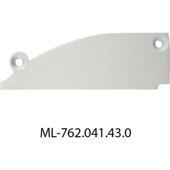 Průmyslové svítidlo MCLED Koncovka bez otvoru pro AN, pravá, bílá barva, 1ks ML-762.041.43.0