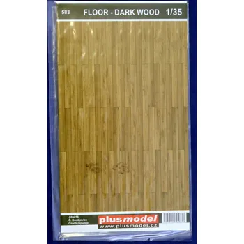 Plastikový model Plusmodel 1/35 Floor - dark wood