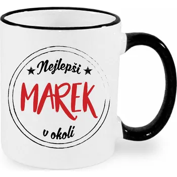 Hrnek - Nejlepší Marek v okolí Barva: Černá