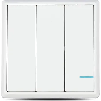 Stavebniny Vypínač na zeď pro V-TAC Smart/RF switch, 3-tlačítkový [pre 8458, 8459]