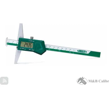 Posuvné měřítko Digitální hloubkoměr 200/0,01 mm se dvěma nosy, bezdrátový INSIZE