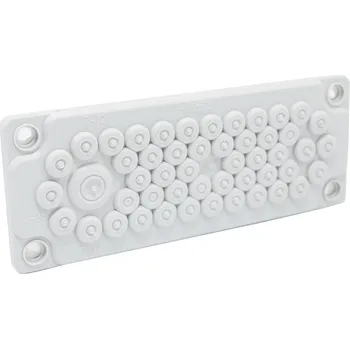 Rozvaděč ELEKTRO BEČOV Deska HTC-50 průchodková šedá G540125