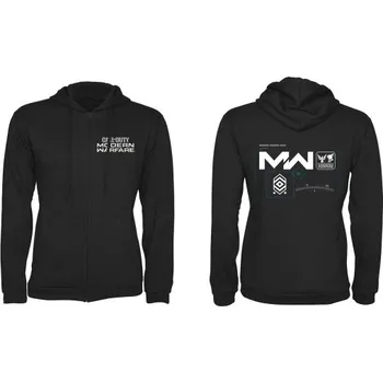 Pánská mikina Call of Duty: Modern Warfare Zipper pánská mikina "Logo" černé - velikost - S