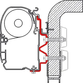 Fiamma Adaptér F1/F45i/F45iL 300cm