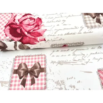 Mirtex Plátno DOMESTIK 145/27747-1 Růže a motýl šíře 220cm Velkoobchod Ceník: VELKOOBCHOD: po celých rolích, bez odvíjení