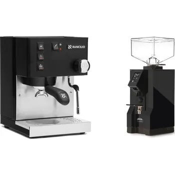 Kávovar Rancilio Silvia BC, black + Eureka Mignon Turbo, BL black