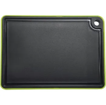 Kuchyňské prkénko TOMGAST Deska krájecí 35 × 25 × 1 cm, černo-limetková