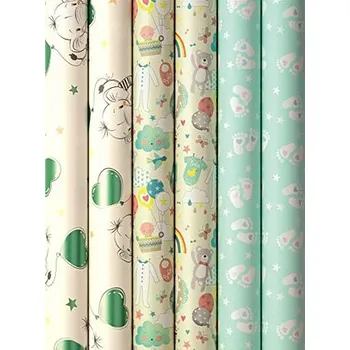 Balící papír Papír dárkový 2 m x 70 cm, v roli Baby