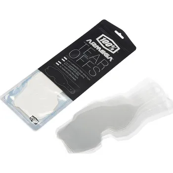 Motocyklové brýle strhávací slídy plexi STANDART pro brýle ARMEGA, 100% (50 vrstev v balení, čiré)