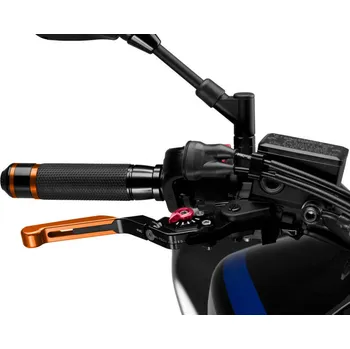 Páčka brzdy bez adaptéru PUIG 3.0 14TNR rozšiřitelná skládací oranžová/červená