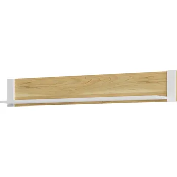 police Závěsná police PIRASTU 35 ořech americký/bílá