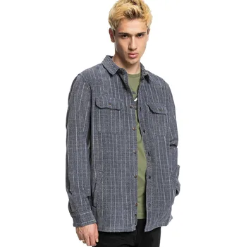 Pánská košile košile Quiksilver Lewins LS - KTA0/Tarmac M