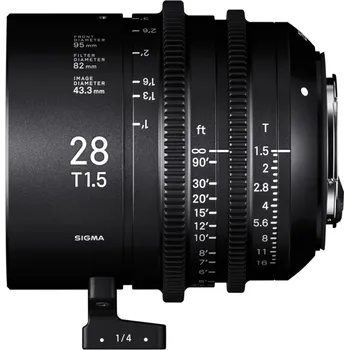 SIGMA CINE 28mm T1.5 FF FL F/VE METRIC Fully Luminous pro Sony E