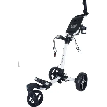 Golf AXGLO AXGLO Tri-360 V2 ruční tříkolový golfový vozík WHITE/GREY + ZDARMA obal na kola