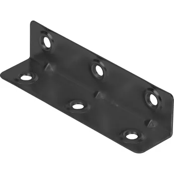 Nábytkové kování Walteco Nábytkový úhelník 21x21x86mm, černý Množství: 1 ks