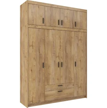 Šatní skříň Šatní skříň SALEM 4D, dub lefkas