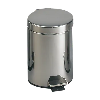 Odpadkový koš Nerez koš Sanela SLZN 11 (povrch lesklý, objem 5 litrů)