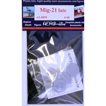 Plastikový model 1/48 MiG-21 late - wheels