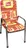 LKV Lomnice Basic podsedák na zahradní židli 50 x 110 cm, skořice ornament