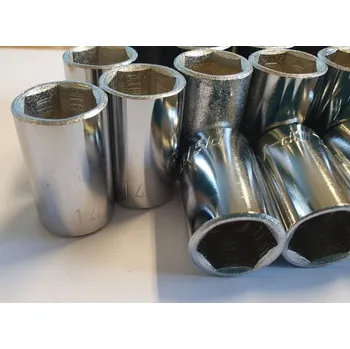 Gola hlavice Hlavice 3/8" 14mm nástrčná 6-hranná výprodej HTN Pistol Hlinsko