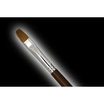 Kosmetický štětec StageLine Barcelona Stage Line ŠTĚTEC NA RTY červená kuna