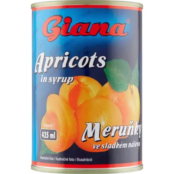 Giana Meruňky ve sladkém nálevu 425 ml