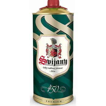 Pivo Plechovka piva 2l Svijany 450 Prémiový ležák