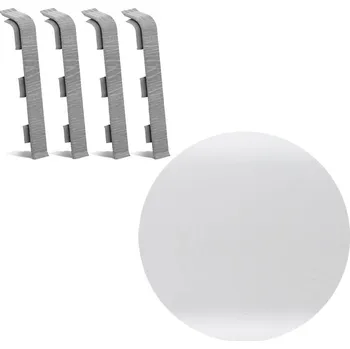 Podlahová lišta NOVÁK Spojka k soklové liště PVC bílá 75x24,5, 2 ks SG7E00