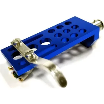Příslušenství pro gramofon Analogis Headshell HS-27 Blue (Kvalitní headshell včetně propojovacích OFC drátků s pozlacenými piny pro připojení)