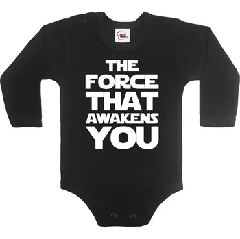 Kojenecký body Body s potiskem Star Wars, Barva Černá, Velikost 56 / 0-3m, Canvas Dětské body Bezvatriko.cz 0532