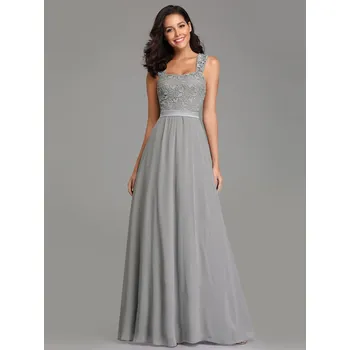 Dámské šaty Dámské luxusní šedé šaty Ever Pretty 7704 Velikost: 5XL / 50 / 18 / 22