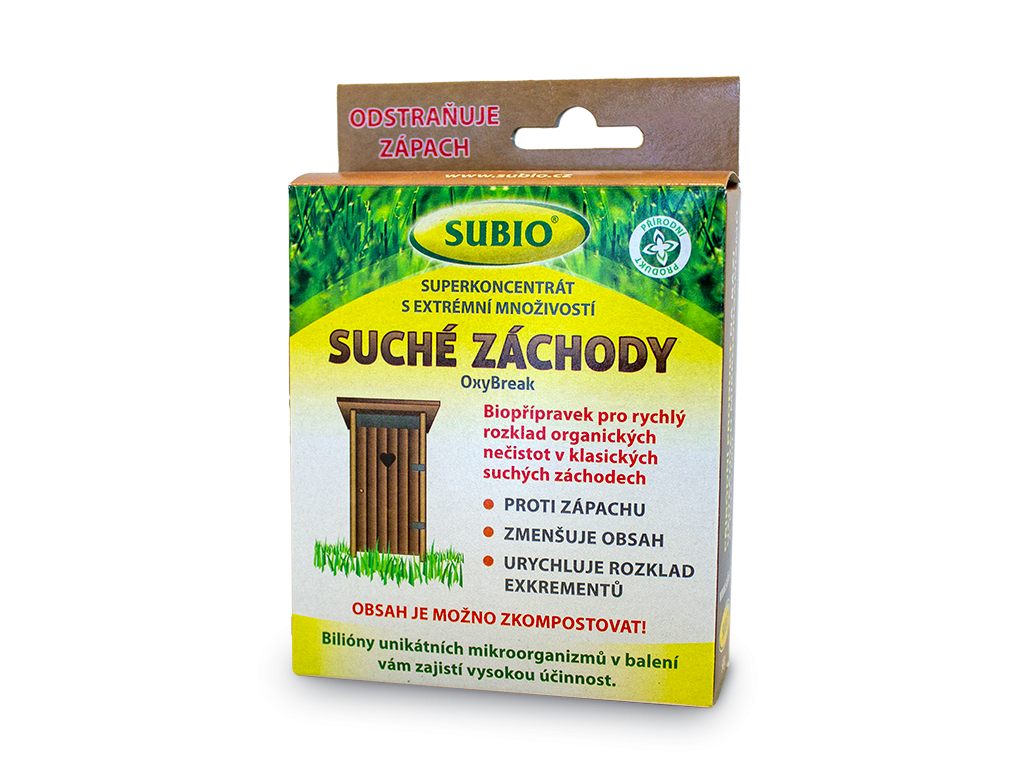 Bakterie do SUCHÝCH WC