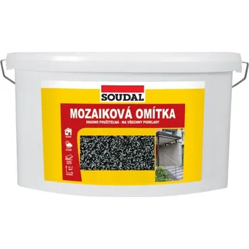 Omítka Soudal Mozaiková omítka 032 tmavě šedá 8 kg