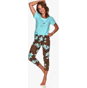 Dámské pyžamo Taro, dámské pyžamo 2684-Marina, tyrkysová, vel. S