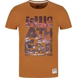 Pánské triko - LOAP Bolt, hnědá Barva: Hnědá, Velikost: S