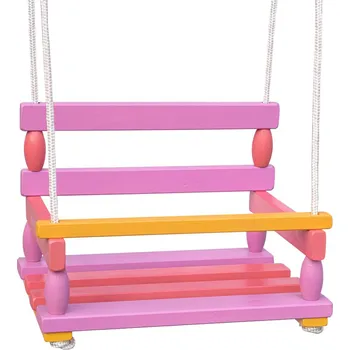 Dětská houpačka Teddies Dřevěná houpačka 40 x 30 cm