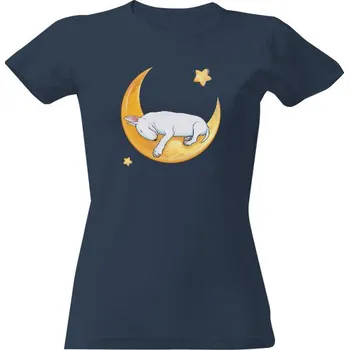 Dámské tričko Tričko s potiskem Spící Bulda dámské