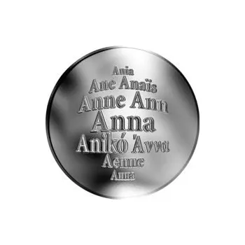 Česká jména - Anna - stříbrná medaile