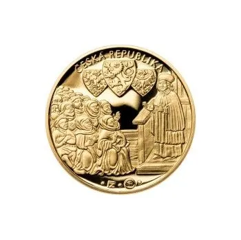 Volný čas Sada zlatého dukátu a stříbrného odražku Jan Hus - I. - b.k.