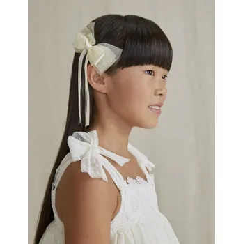 Čepice Luxusní slavnostní mašle abel and lula 5401