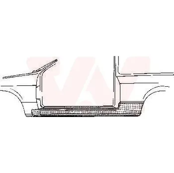 Prah karosérie Nástupní panel VAN WEZEL 3727102