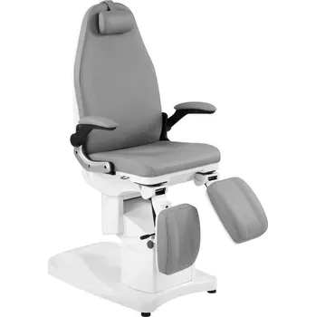 Pedikérské křeslo ELEKTRICKÉ PODOLOGICKÉ KŘESLO. AZZURRO 709A 3MOTOR ŠEDÁ