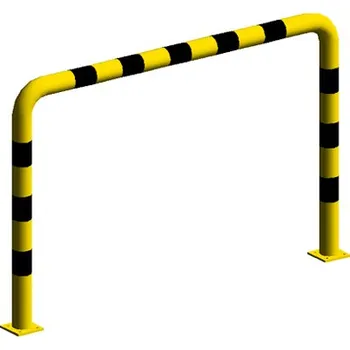 Plotový sloupek Obloukový nárazník rovný, 150 cm × 100 cm