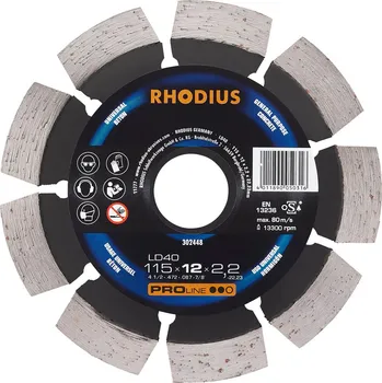 Brusný kotouč Kotouč diamantový LD40 PROline / 230x12,0x2,4x22,23 (302454) RHODIUS diamntový kotouč(1ks )
