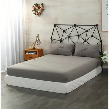 Prostěradlo Nepropustné voděodolné napínací prostěradlo - 8 barev a 10 velikostí Barva: Šedá, Velikost: 90x200x30 cm