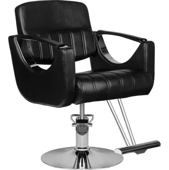 Kadeřnické křeslo HAIR SYSTEM KADEŘNICKÉ KŘESLO HS52 ČERNÉ